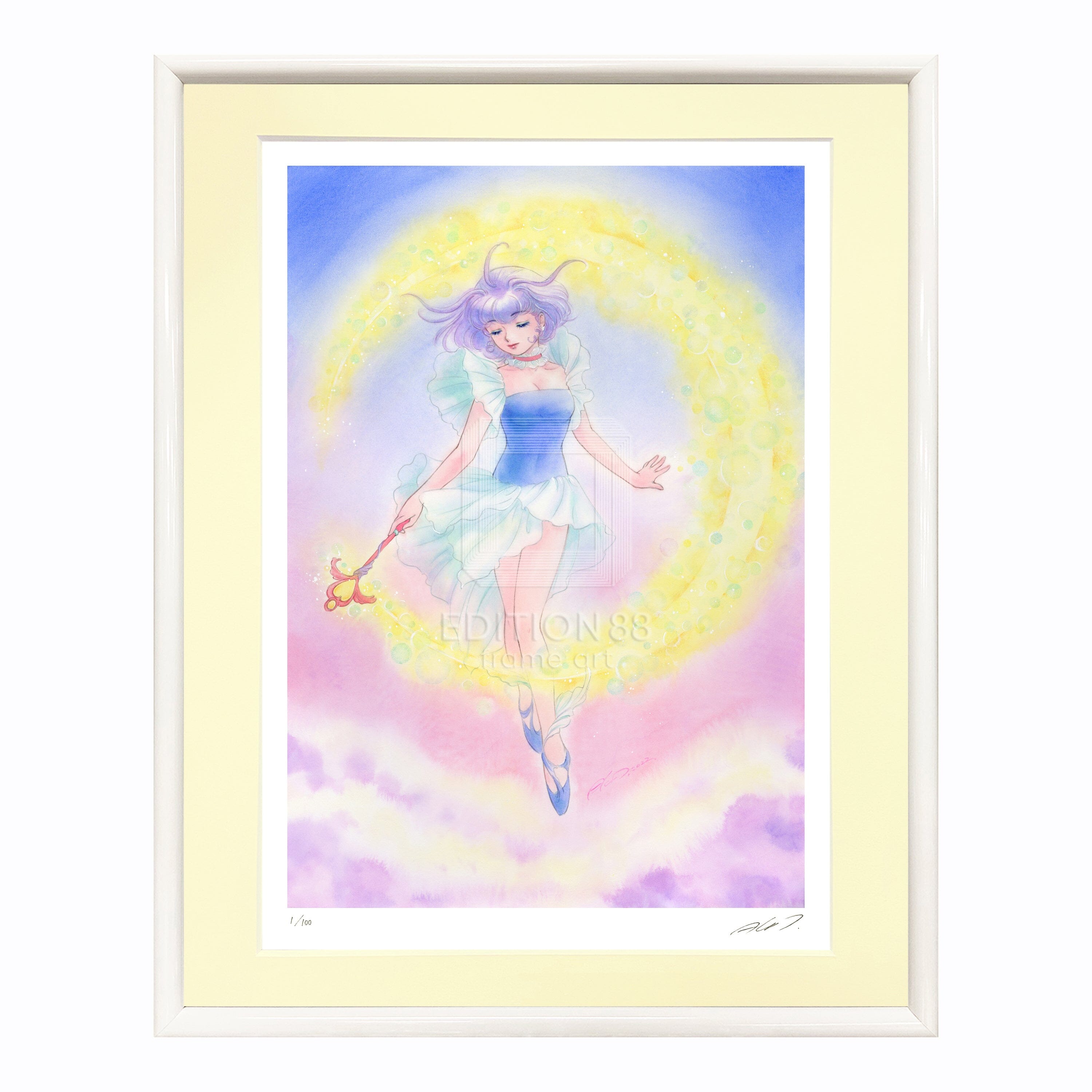 「魔法の天使 クリィミーマミ」88グラフ Moonlight Ring /高田明美(直筆サイン入り / 限定100枚) 88グラフ Edition88