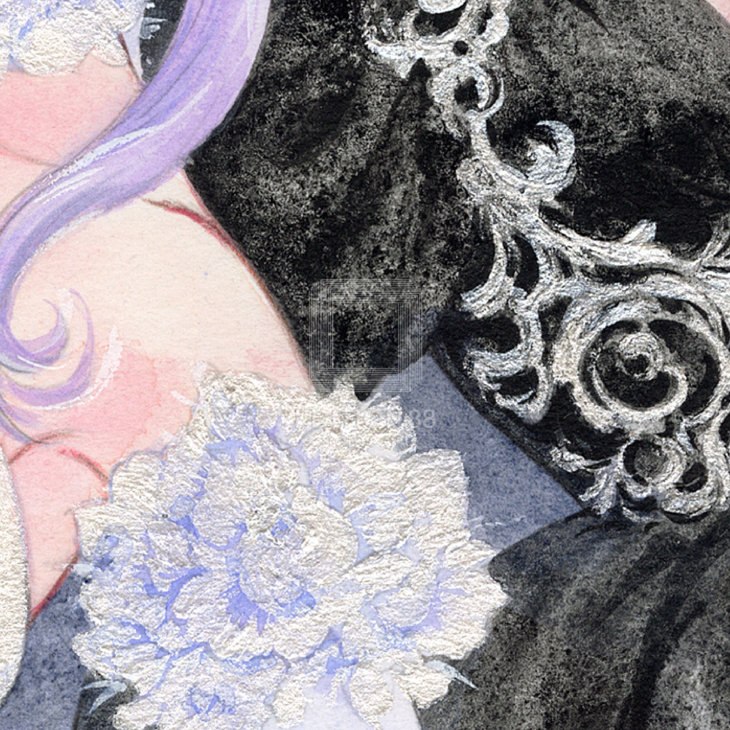 「魔法の天使 クリィミーマミ」88グラフ 白と黒のプリンセスたち /高田明美(直筆サイン入り / 限定100枚) 88グラフ Edition88