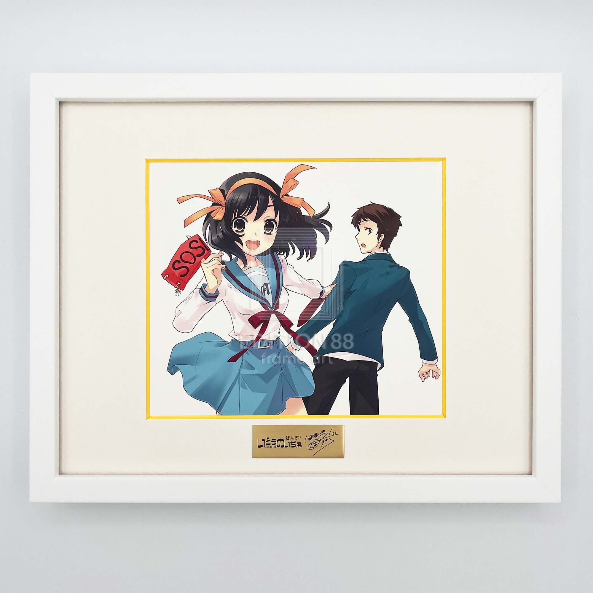 「涼宮ハルヒシリーズ」88グラフ ミニ5(画集「ハルヒ主義」カバーイラスト)/ いとうのいぢ(複製サイン入り) 88グラフ Edition88