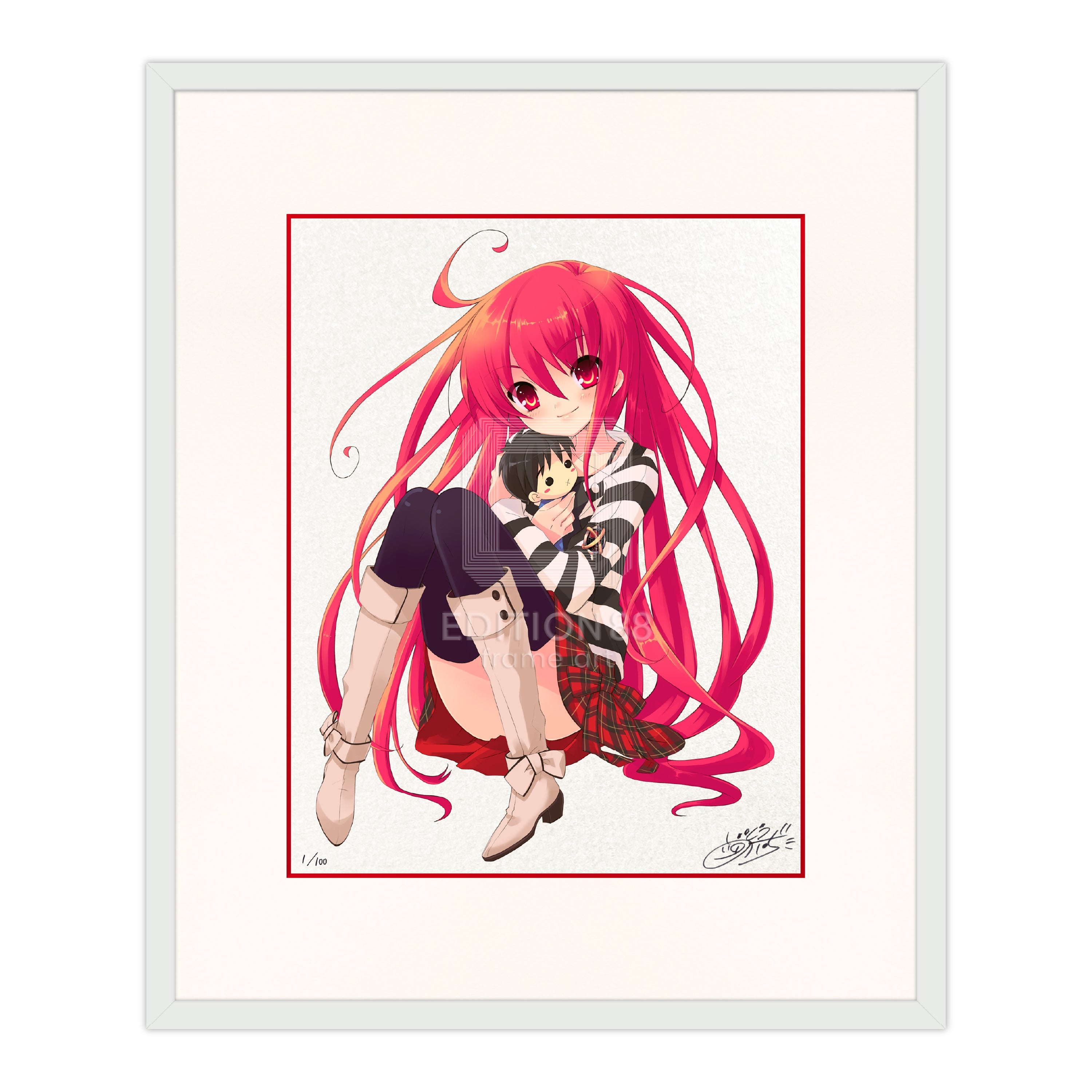 「灼眼のシャナ」88グラフ10（徳間書店「アニメージュ」2007年5月号表紙）/ いとうのいぢ（直筆サイン入り/国内版限定100枚）
