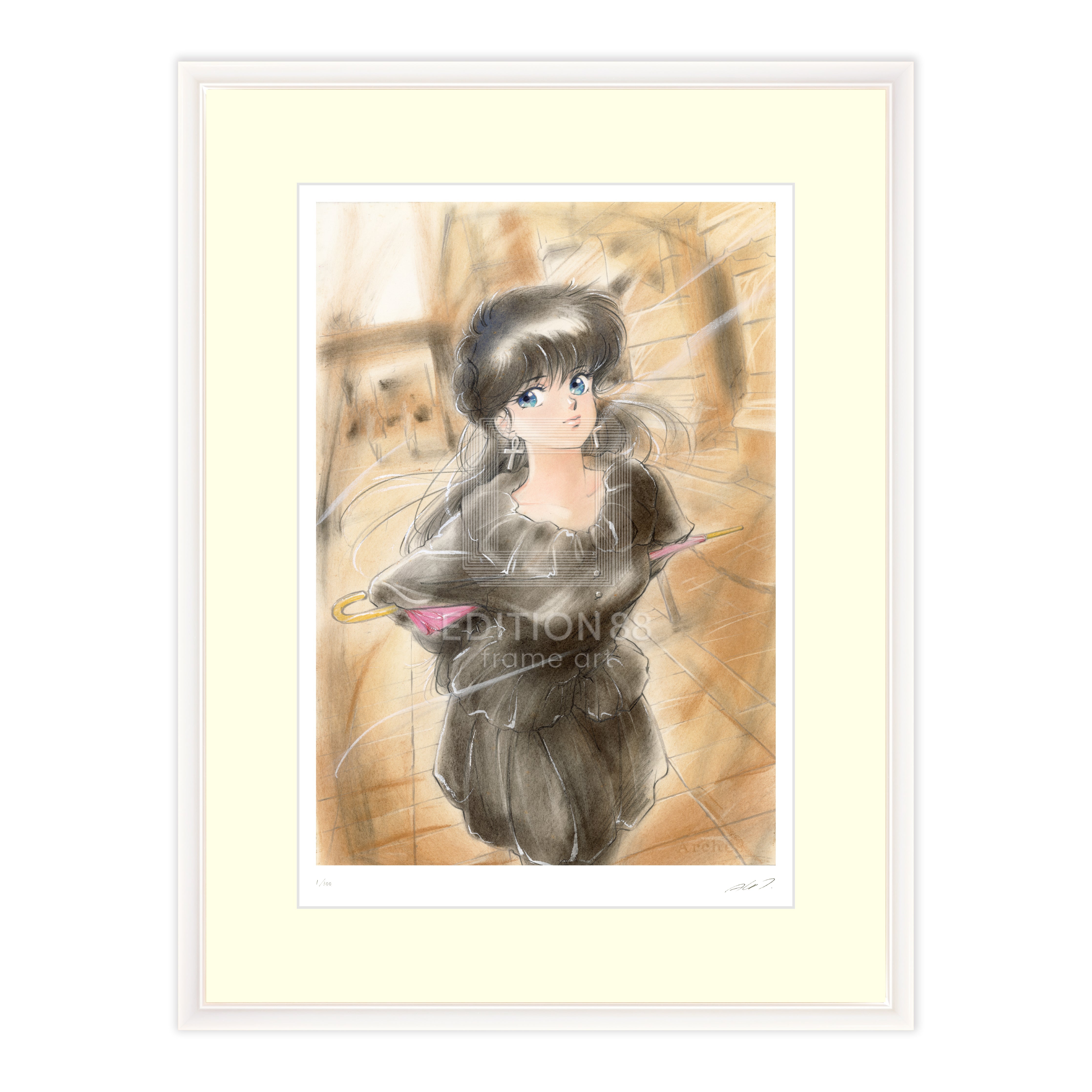 「きまぐれオレンジ☆ロード」版画10 (デラックス版) / 高田明美（直筆サイン入り / 限定300枚） 版画 Edition88 